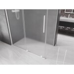 MEXEN/S - Velar sprchový kout, posuvné dveře 160 x 80 cm, dekor, bílá 871-160-080-31-20
