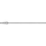 PFERD 21214183 frézovací kolík tvrdokov Špičatý kužel Délka 41 mm Vnější Ø 3 mm Pracovní délka 11 mm Ø hřídele 3 mm 1 ks