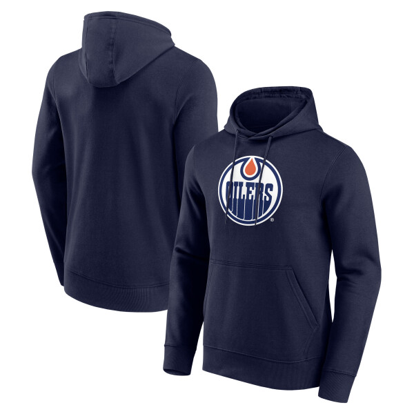 Fanatics Pánská Mikina Edmonton Oilers Primary Logo Graphic Hoodie VALUE Velikost: