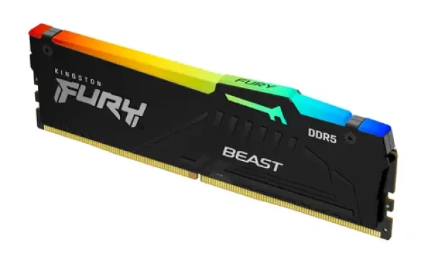 Kingston Fury Beast RGB 32GB (1x 32GB) DDR5 5600MHz / CL40 / DIMM / EXPO / XMP / 1.35V (KF556C40BB2A-32)