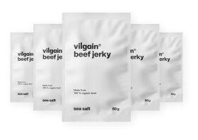 Vilgain Hovězí jerky BIO – 5× mořská sůl 50 g