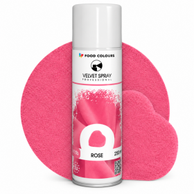 Sametový sprej Food Colours Rose (250 ml)