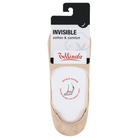 Neviditelné ponožky vhodné do sneaker bot INVISIBLE SOCKS - BELLINDA - béžová 39 - 42