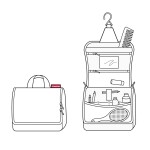 Toaletní taštička Reisenthel Toiletbag Dots white