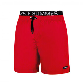 Pánské plavky SM25-6 Summer Shorts červené - Self L