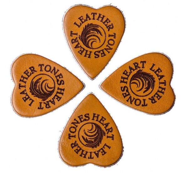 Timber Tones Leather Tones Heart Whisky Leather 4-Pack