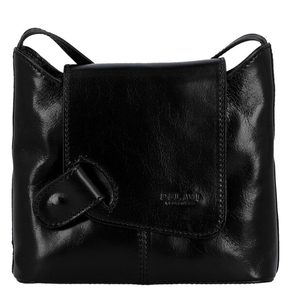 Luxusní dámská kožená crossbody kabelka Jessie, černá