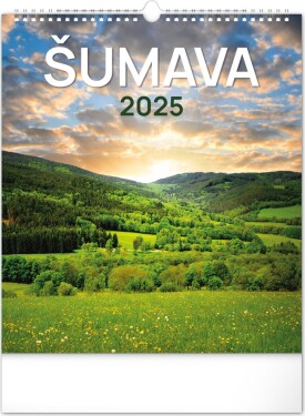 Kalendář 2025 nástěnný: Šumava, 30 34 cm