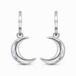 Royal Fashion stříbrné náušnice GU-DR23083E-SILVER-MOONSTONE-TOPAZ