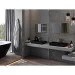 MEXEN - Loft zrcadlo 60 x 40, zlatý rám 9852-060-040-000-50