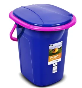 Cestovní chemická toaleta GB320BR tmavě modro-růžová / Chemické WC (GB320BR)
