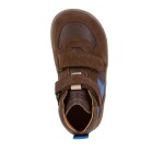 Chlapecké celoroční kožené kotníkové barefoot boty LOOP HIGH-TOPS BROWN Froddo G2110157-1 - 28
