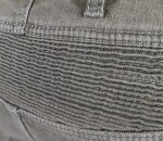 Pánské džíny na moto Trilobite Parado doublelayer Aaa slim fit light grey level 2 - 42 / šedá