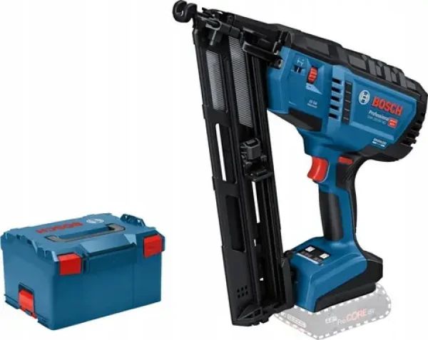Bosch GNH 18V-64 MD Professional / Aku hřebíkovačka na dřevo / 18V / do 64 mm / bez aku a nabíječky / L-BOXX (0601482201)