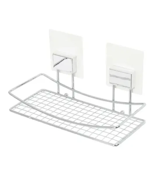 Compactor Bestlock Magic bez vrtání (RAN6856) chrom / Samolepicí police do koupelny (RAN6856)