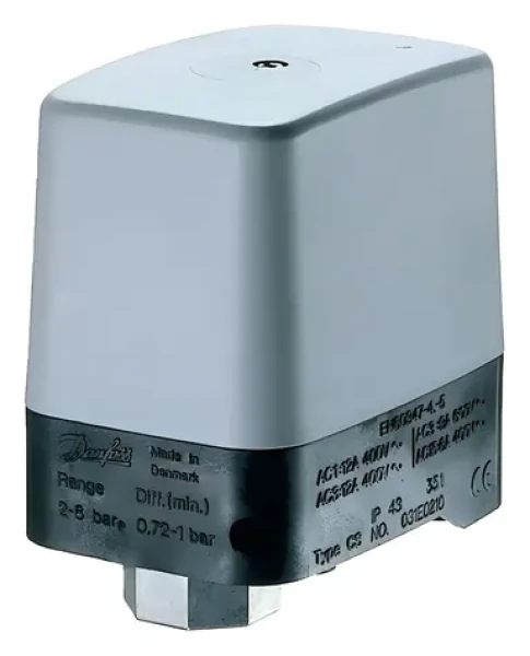 Danfoss CS 031E021066 / Tlakový spínač / 2-6 bar / 12A / 1/2" (031E021066)