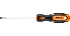 Neo Šroubovák plochý 5,5x100 mm / Šroubovák / Plochý hrot / Délka čepele 100 mm (04-174)