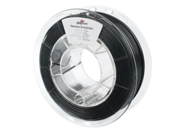 Filament Spectrum S-Flex 85A 1,75 mm DEEP BLACK 0,25 kg