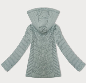 Lehká dámská bunda v mátové barvě s odepínací kapucí J Style (16M9230-156) odstíny zelené M (38)