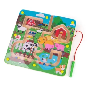 Bigjigs Toys Magnetické bludiště - Farma