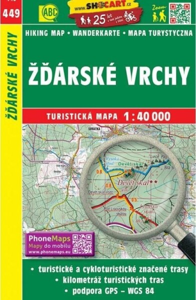 SC 449 Žďárské vrchy 1:40 000