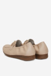 Polobotky Rieker L9354-60 Přírodní kůže (useň) - Lícová