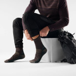 Unisex merino turistické ponožky SMARTWOOL Hike Full Cushion Crew Socks, Chestnut velikost: 38-41 (M)