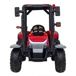 Mamido Dětský elektrický traktor BLAST s přívěsem 2x200W červený