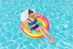 Bestway Bestway Nafukovací kruh s opěrkou 107cm duha