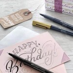Popisovače Faber-Castell Pitt Artist Pen Hand Lettering 12 ks