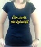 Divja.cz Tričko - čím starší, tím krásnější Velikost: L