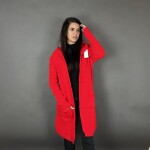 HOSH Jednobarevný kardigan BELLA Barva: Hořčicová