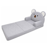 Mamido Rozkládací dětské křeslo koala šedá