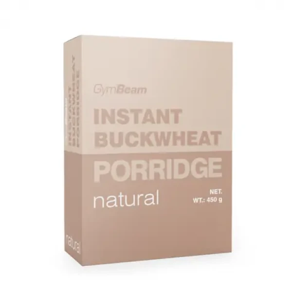 Instantní pohanková kaše - GymBeam (bez příchuti, 450 g) (48139-1-450g-unflavored)