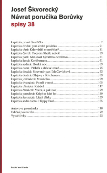 Návrat poručíka Borůvky (spisy - svazek 38) - Josef Škvorecký - e-kniha