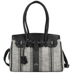 Stylová dámská koženková kabelka do ruky Irma, černá