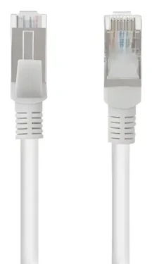 Lanberg FTP CAT 5e 1m šedá / Patch kabel / RJ45-RJ45 (PCF5-10CC-0100-S)