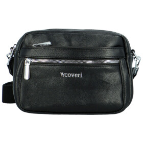 Trendy dámská koženková crossbody Coveri Gloria new, černá