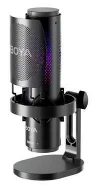 BOYA K9 černá / Klopový mikrofon / drátový