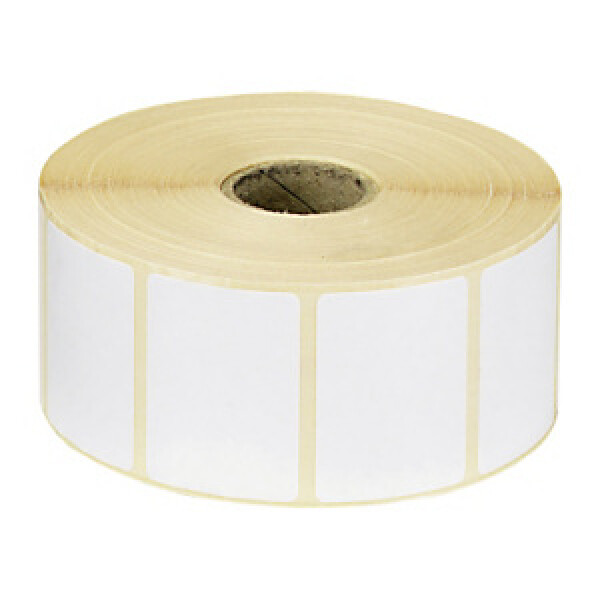 Termální etiketa pro přímý tisk, dutinka 40 mm, 105 × 210 mm, ø40 mm, 300 ks, perforované