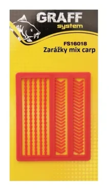 Graff Zarážky Mix Carp Červené (FS16018-R)