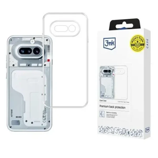 3mk Clear Case / Ochranný kryt / Nothing Phone (4a) / průhledný / Military Grade (5903108760652)