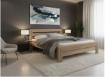 Massivo.cz Dubová postel Dublin Supra 180x200 cm, dub, masiv