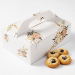 Výslužková krabice s rukojetí Pink 26x18x9,5cm