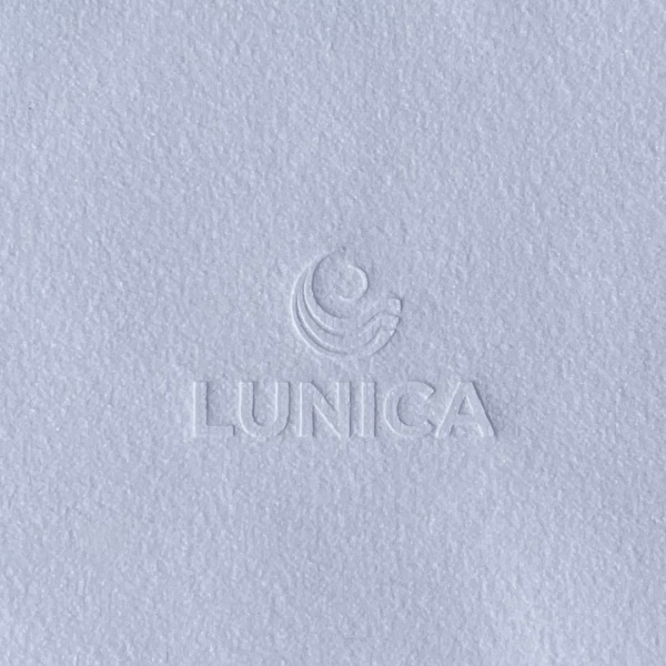 LUNICA Čistící hadřík na stříbrné šperky, bílý, 90x90 mm