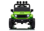 Mamido Elektrické autíčko Jeep Rubicon 24 V 2x200 W zelené