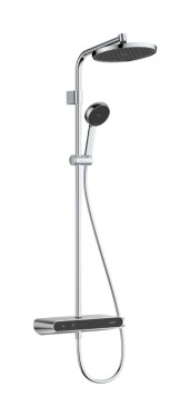 HANSGROHE - Activera S Sprchový set s termostatem, průměr 24 cm, 2 proudy, EcoSmart, chrom 28638000