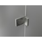 MEXEN/S - Lunar L Duo sprchový kout dveře křídlové 115 x 110 cm, transparent, nikl kartáčovaný 834L-115L-110P-97-00
