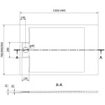 MEXEN - Otto obdélníková sprchová vanička SMC 130 x 80, bílá 4N108013