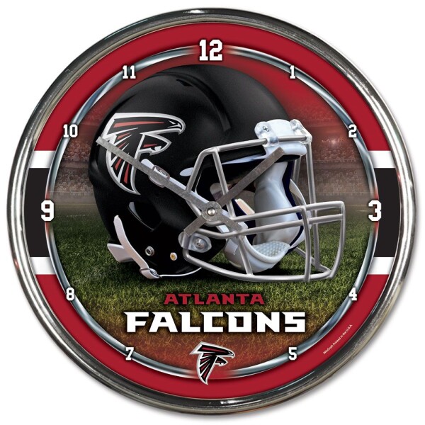 Hodiny Atlanta Falcons NFL WinCraft Chrome